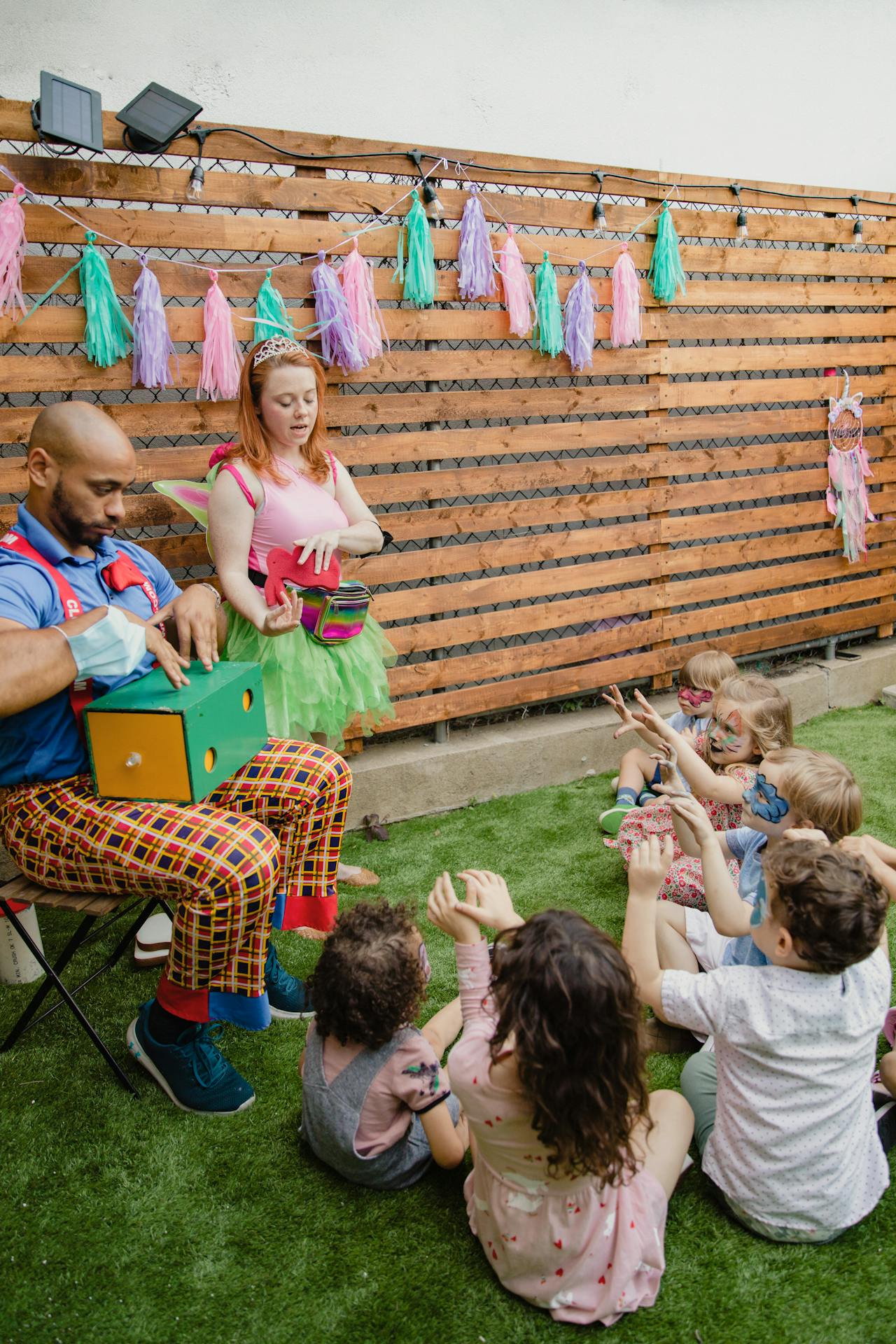 Enfant maquillée lors d'une animation Vendée