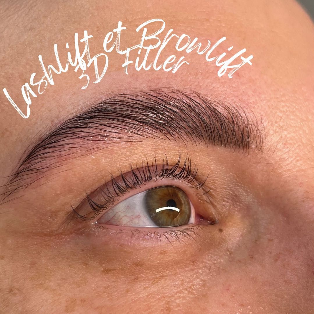 Browlift et Brow Lift 3D soin des sourcils Les Mains de Marie Vendée