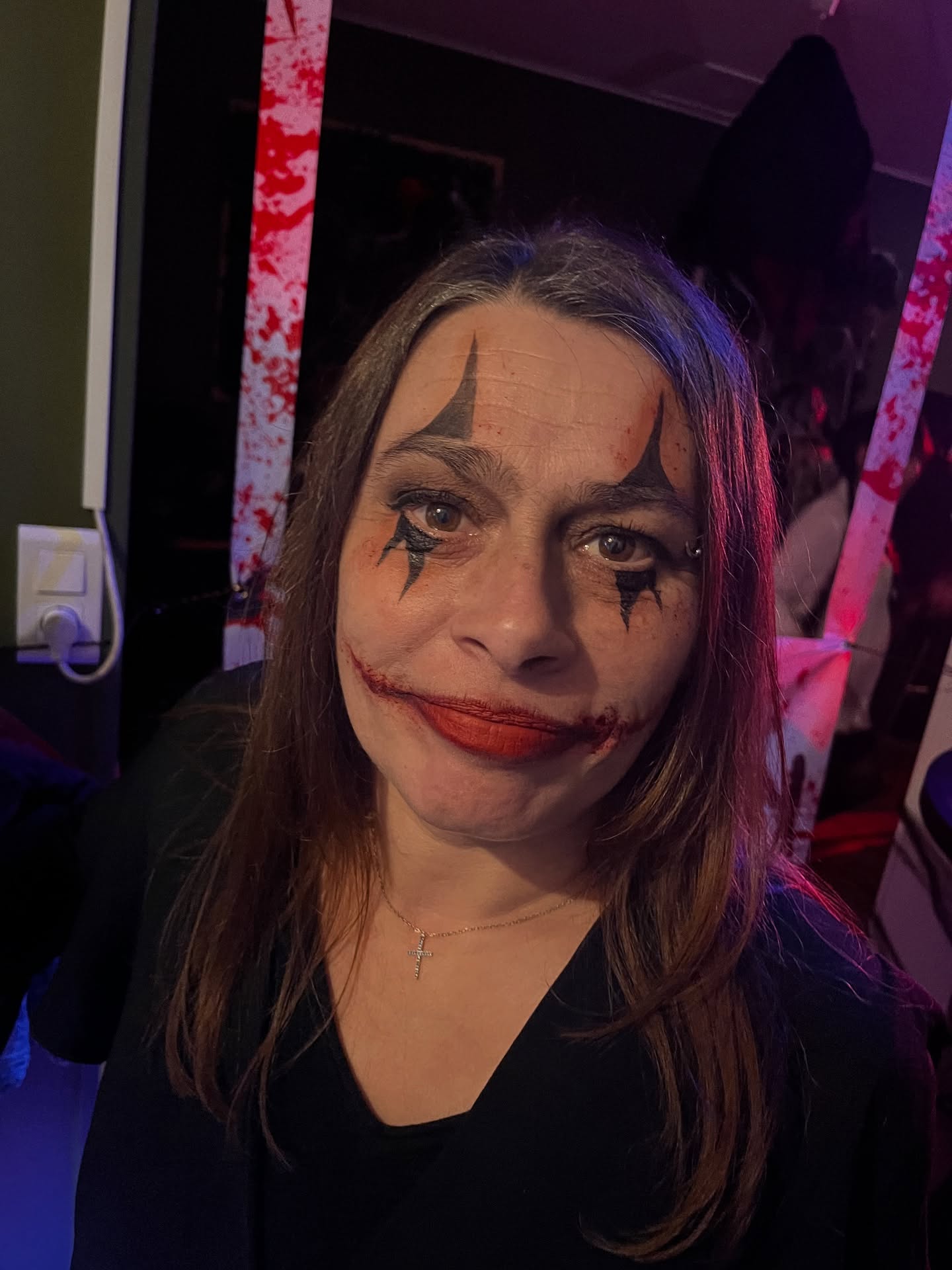 maquillage halloween joker clown horreur mainsdemarie vendee